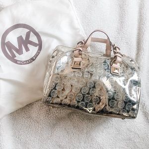 Like NEW Gold Michael Kors handbag